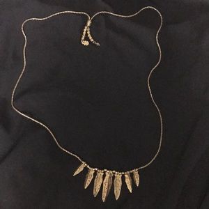 Lucky Brand Gold Seven Arrowhead Pendant